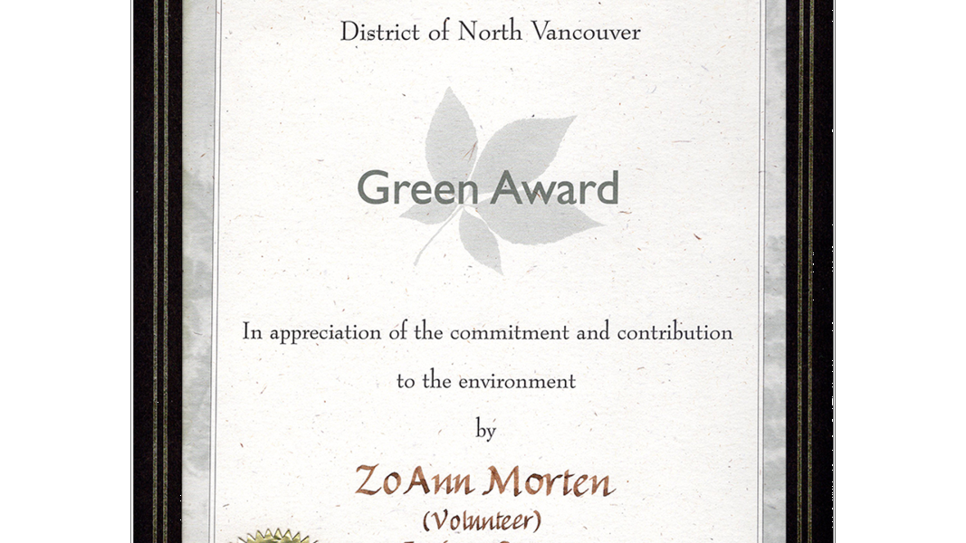 Zo Ann Morten's Awards
