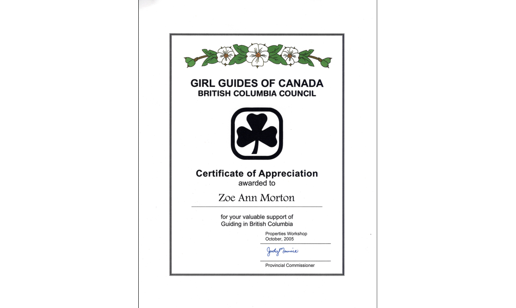 Zo Ann Morten's Awards