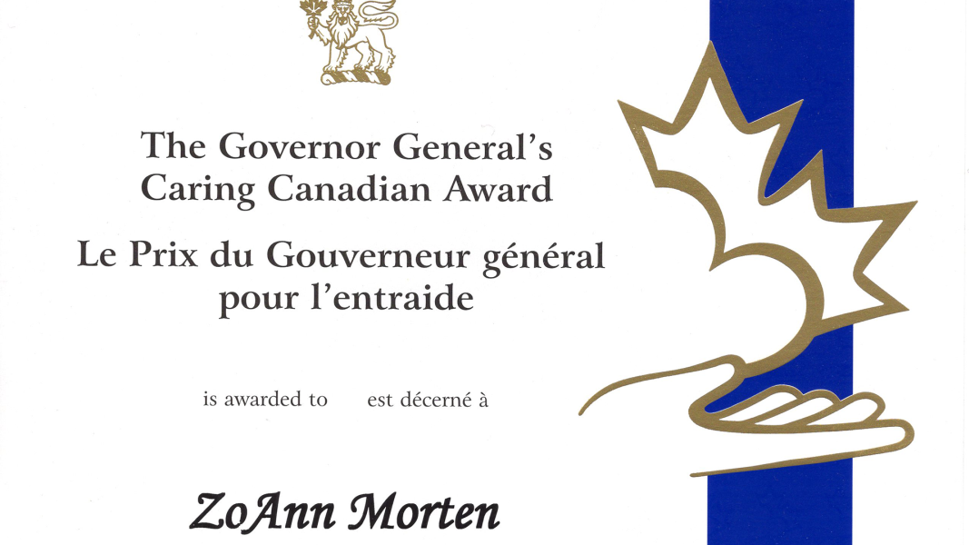 Zo Ann Morten's Awards